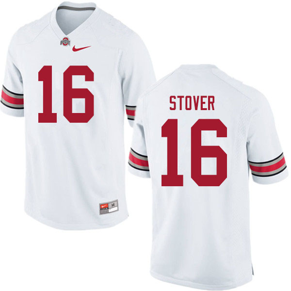 Men #16 Cade Stover Ohio State Buckeyes College Football Jerseys Sale-White